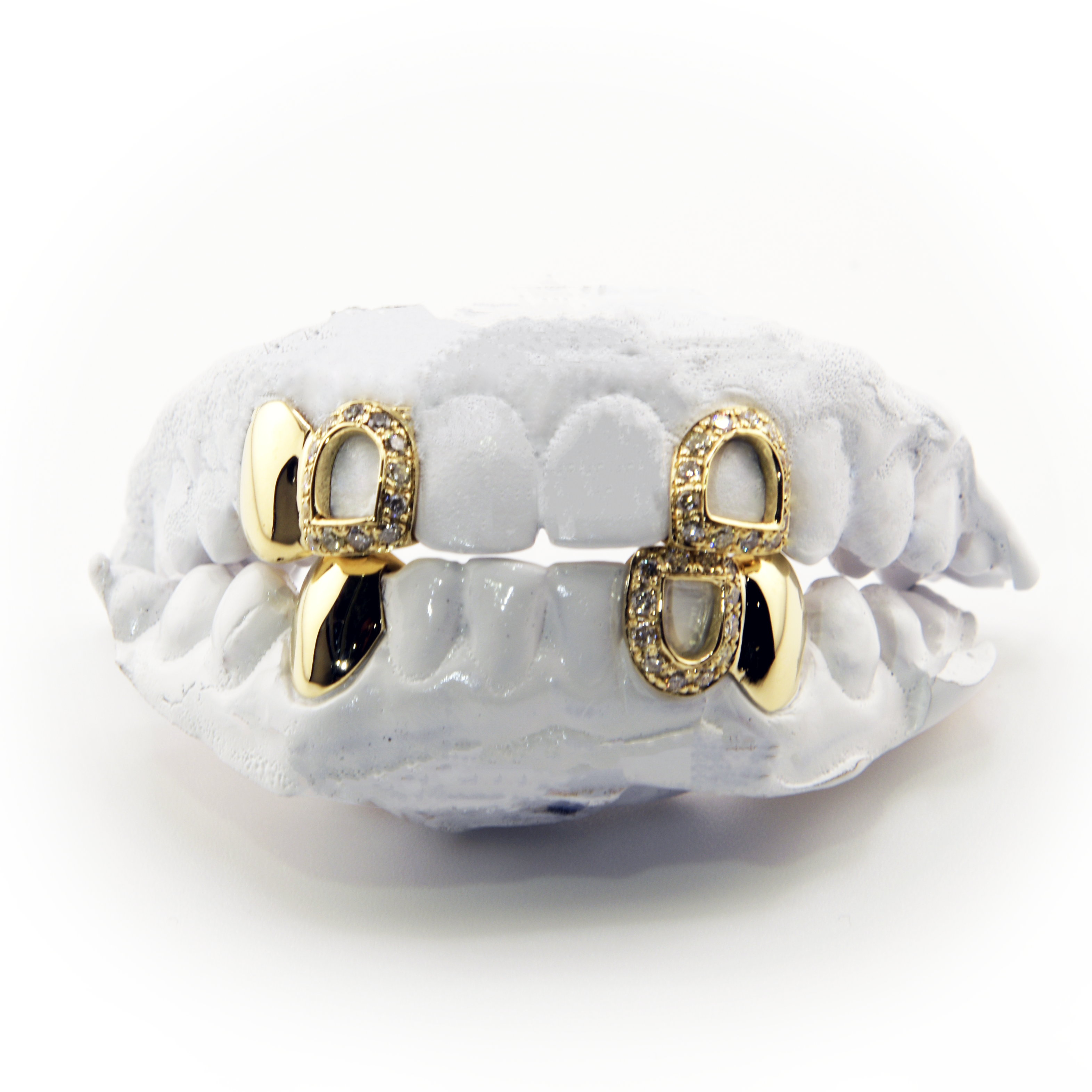 Unique Open Face Window Diamond Grillz